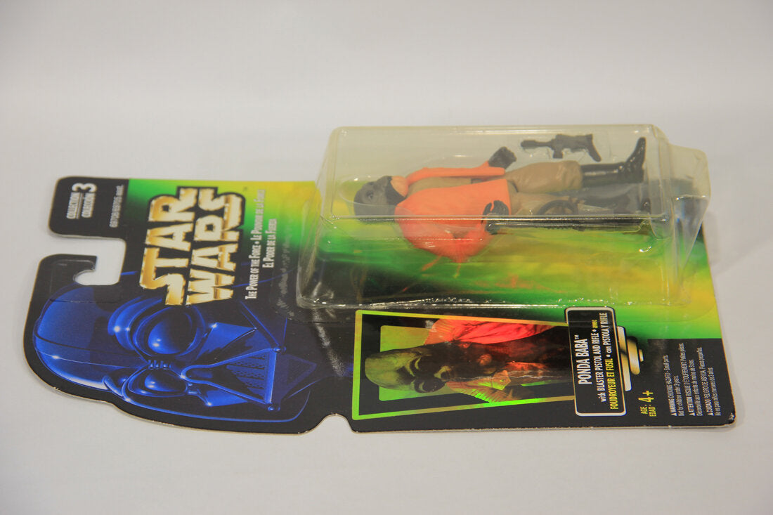 Star Wars Ponda Baba Walrus Man 1996 POTF Figure Trilingual Holofoil Card Collection 3 L015021