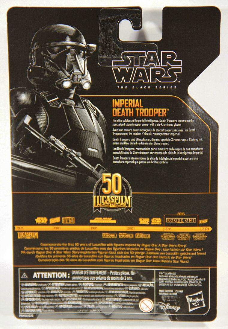 Star Wars Imperial Death Trooper Black Series Archive 6 Inch 50th Anniversary Lucasfilm MOC L015070