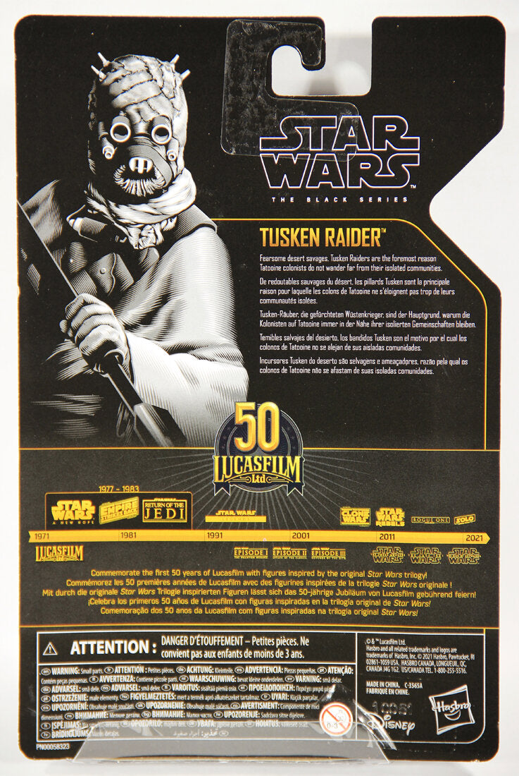 Star Wars Tusken Raider Black Series Archive 6 Inch 50th Anniversary Lucasfilm MOC L015071