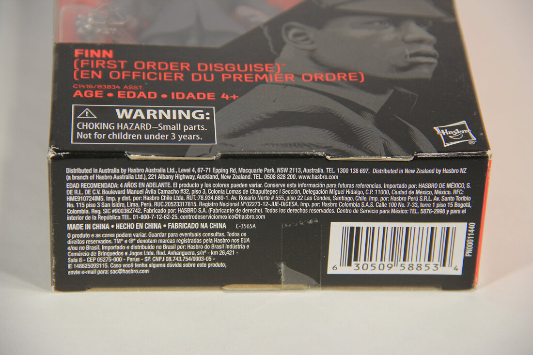 Star Wars FINN First Order Disguise #51 The Black Series 6 Inch Figure The Last Jedi MISB L015087