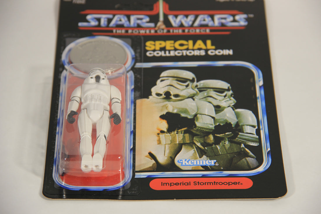 Star Wars Imperial Stormtrooper POTF Coin SLC Factory Custom Figure And Card L015107