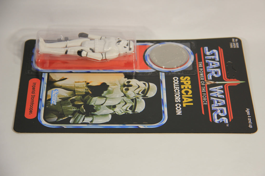 Star Wars Imperial Stormtrooper POTF Coin SLC Factory Custom Figure And Card L015107