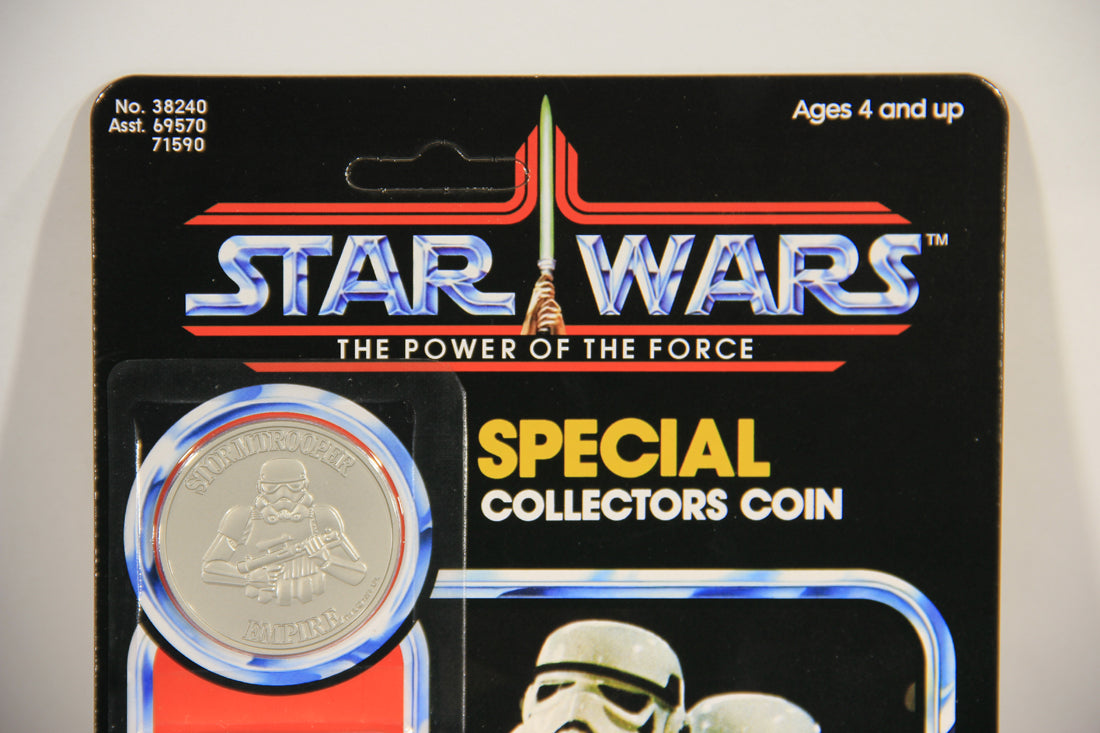 Star Wars Imperial Stormtrooper POTF Coin SLC Factory Custom Figure And Card L015107