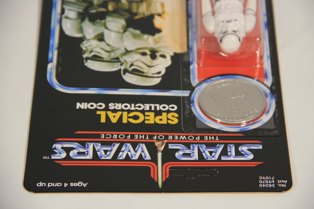Star Wars Imperial Stormtrooper POTF Coin SLC Factory Custom Figure And Card L015107
