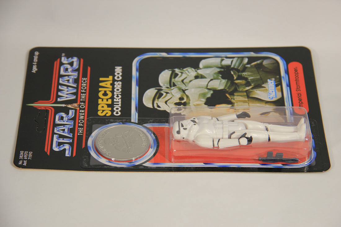 Star Wars Imperial Stormtrooper POTF Coin SLC Factory Custom Figure And Card L015107