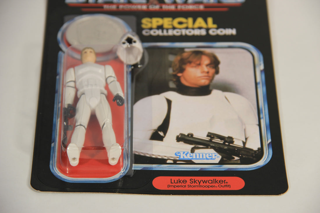 Star Wars Luke Stormtrooper POTF Coin SLC Factory Custom Figure And Card L015108