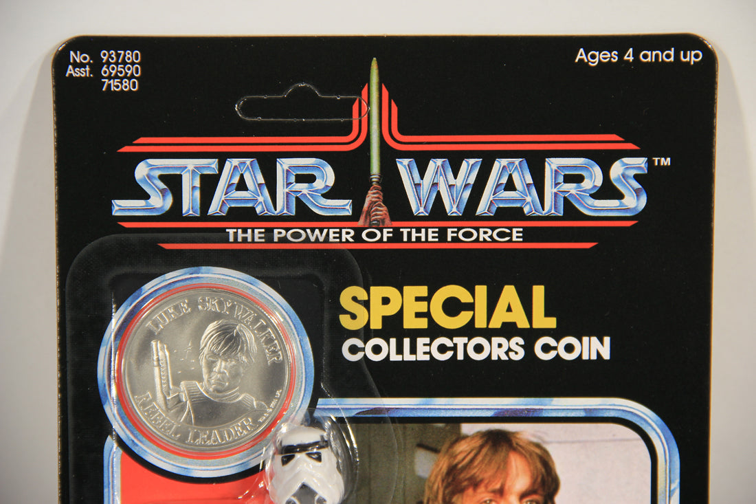 Star Wars Luke Stormtrooper POTF Coin SLC Factory Custom Figure And Card L015108