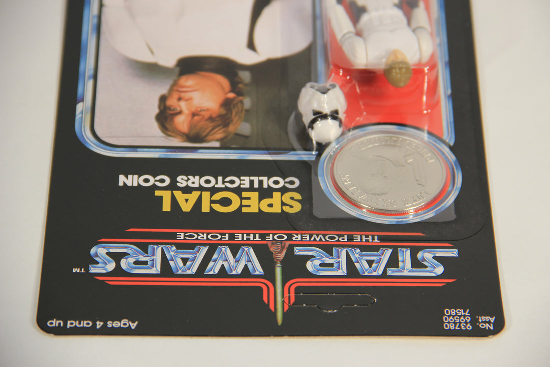 Star Wars Luke Stormtrooper POTF Coin SLC Factory Custom Figure And Card L015108