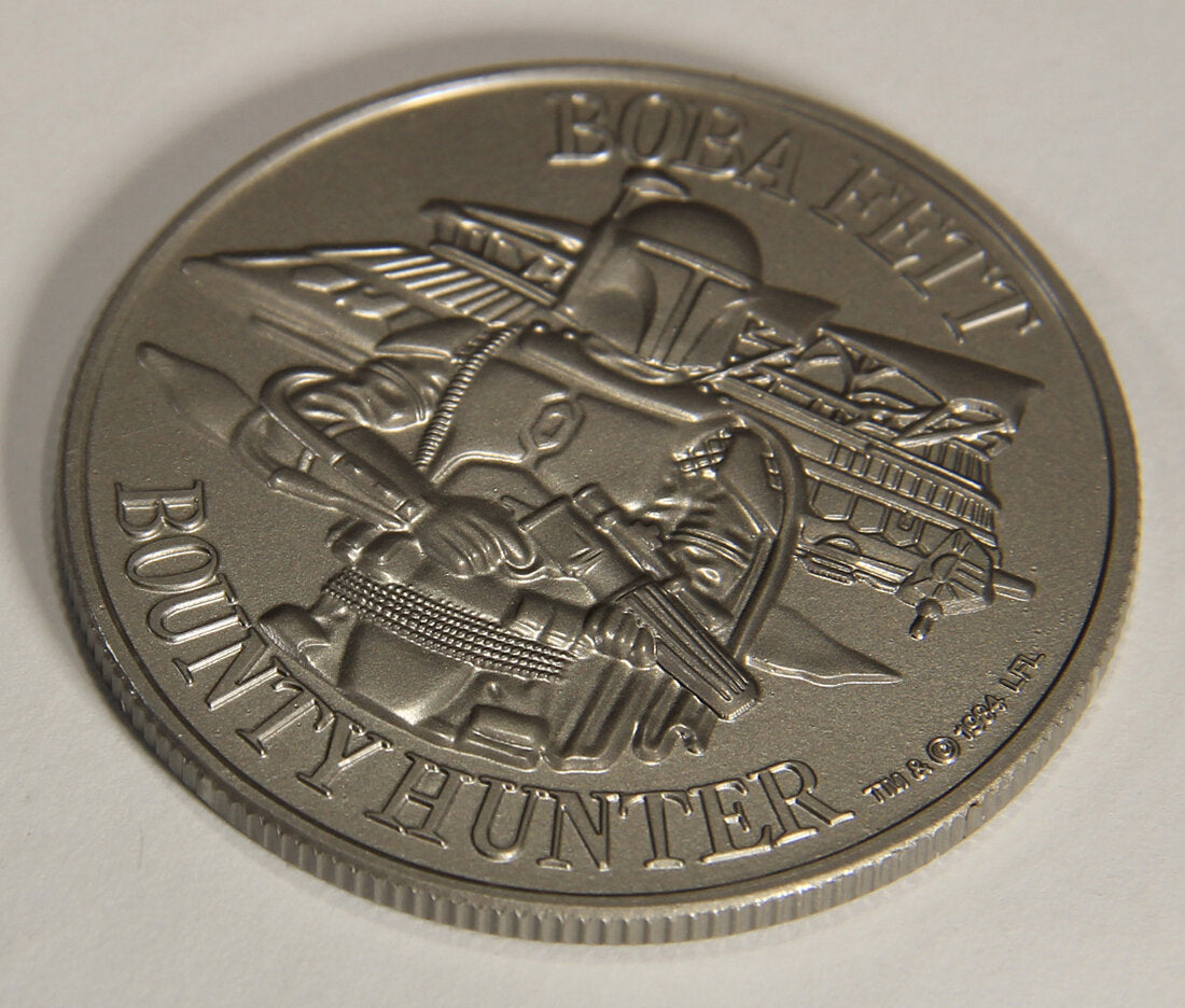Star Wars Coin POTF Boba Fett CUSTOM Replacement Top Quality Repro L015114