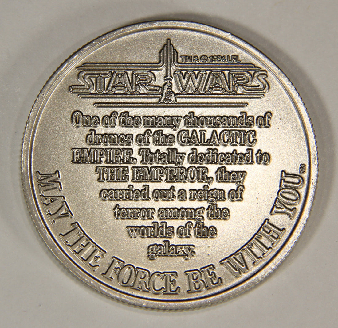 Star Wars Coin POTF Stormtrooper CUSTOM Replacement Top Quality Repro L015116