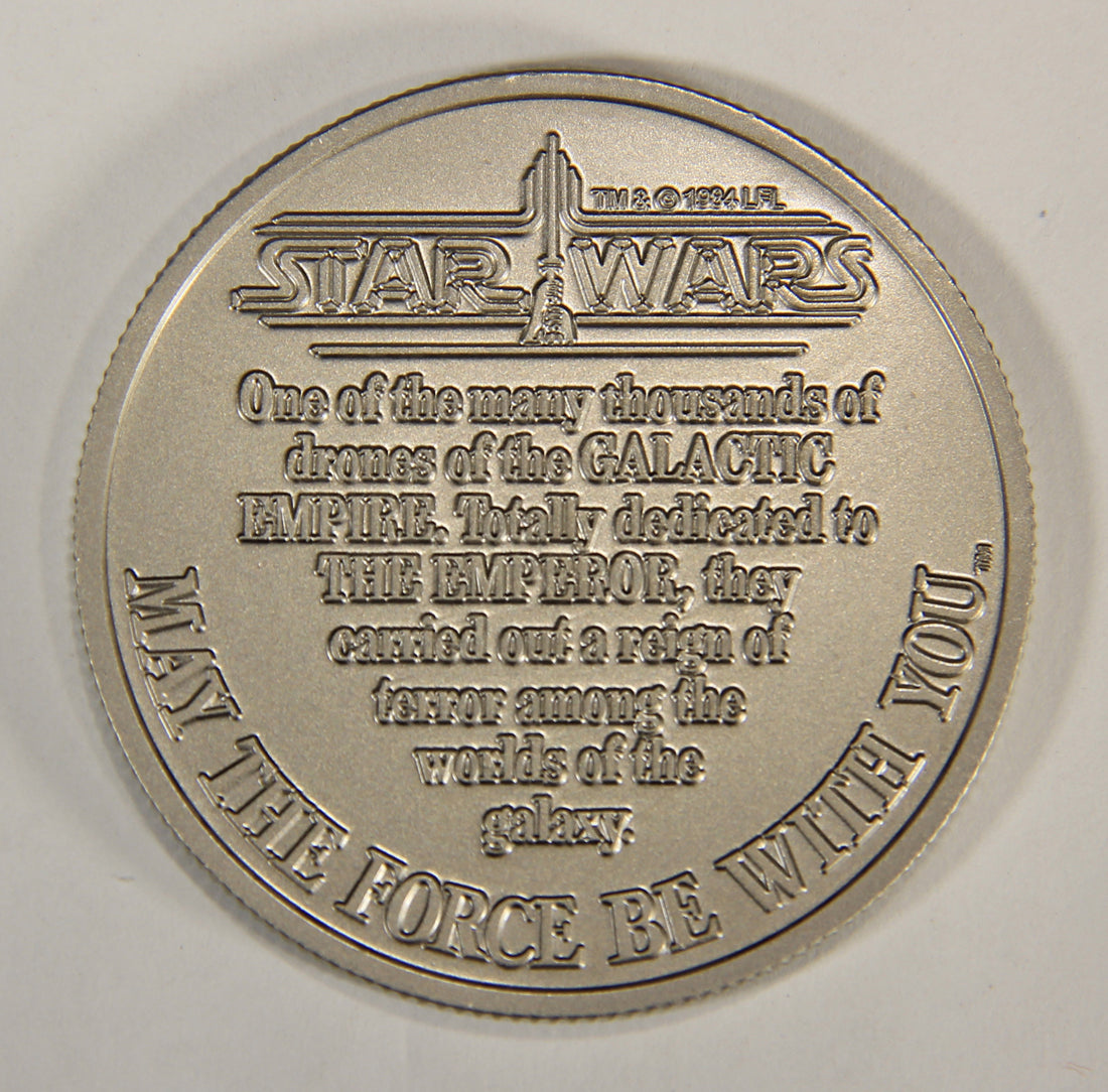 Star Wars Coin POTF Stormtrooper CUSTOM Replacement Top Quality Repro L015116