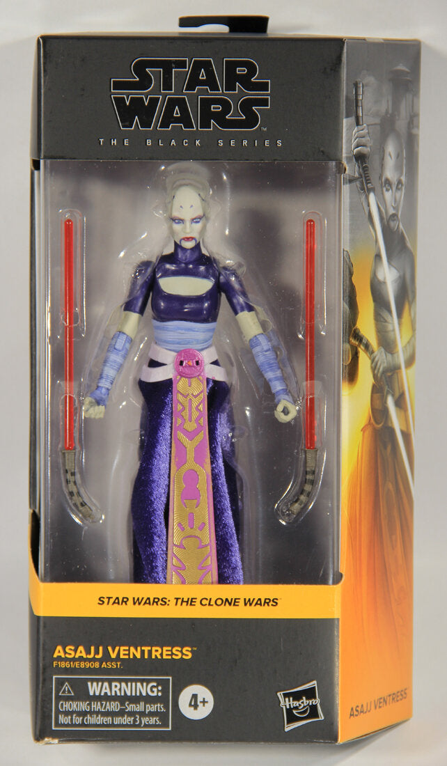 Star Wars Asajj Ventress #07 The Clone Wars Black Series Galaxy 6 Inch Figure MISB L015139