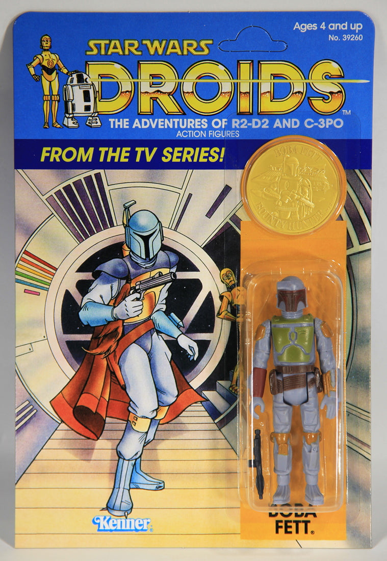 Star Wars Boba Fett Droids SLC Factory Custom Figure And Card Repro Replica L015167