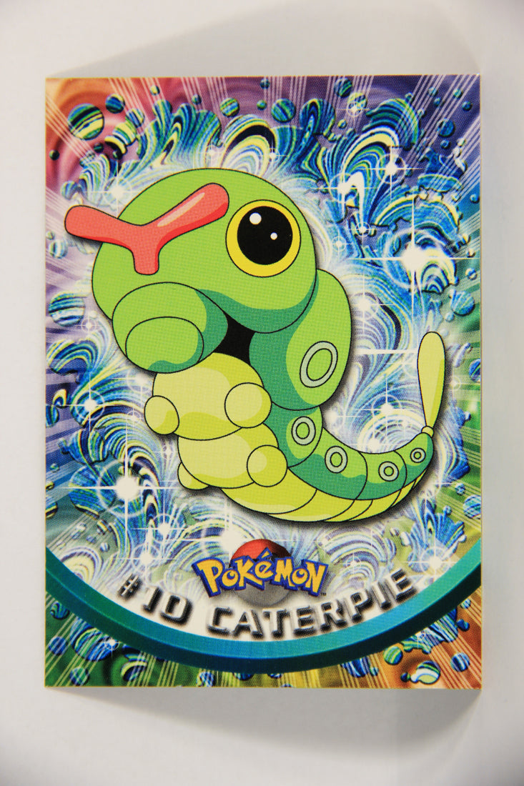 pokemon caterpie card Pokémon Card Caterpie #10 TV Animation Blue Logo 1st Print ENG L015176 – AGS Collectibles