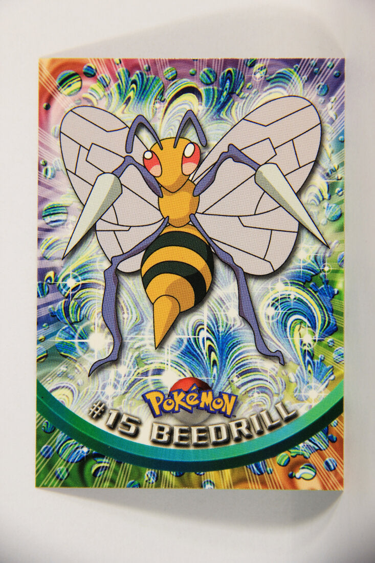 Pokmon Card Beedrill #15 TV Animation Blue Logo 1st Print ENG L015181 AGS Collectibles Pokmon Card Beedrill #15 TV Animation Blue Logo 1st Print ENG L015181 AGS Collectibles