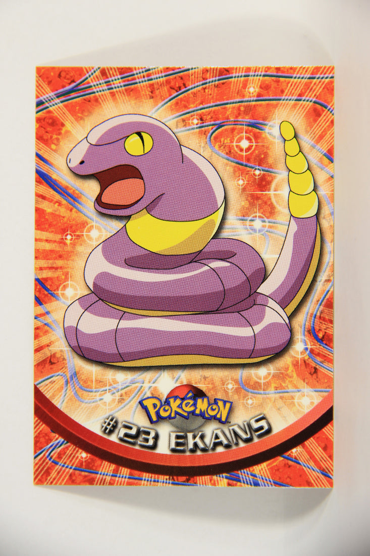 Pokmon Card Ekans #23 TV Animation Blue Logo 1st Print ENG L015188 AGS Collectibles Pokmon Card Ekans #23 TV Animation Blue Logo 1st Print ENG L015188 AGS Collectibles