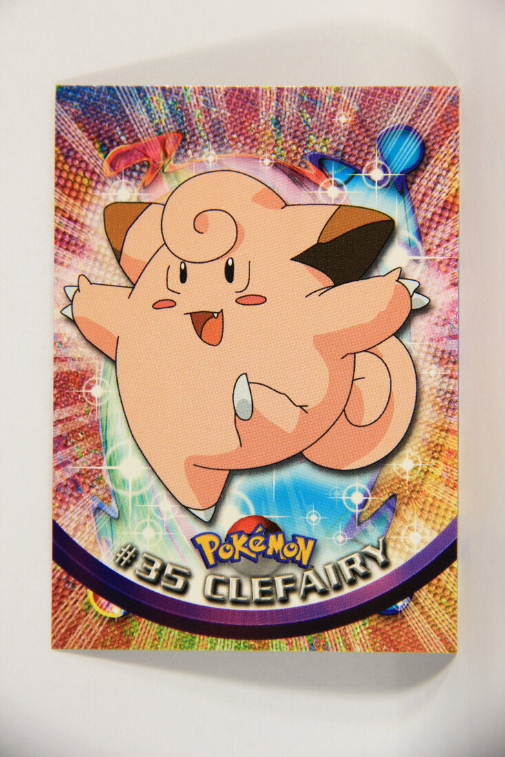 Pokmon Card Clefairy #35 TV Animation Blue Logo 1st Print ENG L015198 AGS Collectibles Pokmon Card Clefairy #35 TV Animation Blue Logo 1st Print ENG L015198 AGS Collectibles