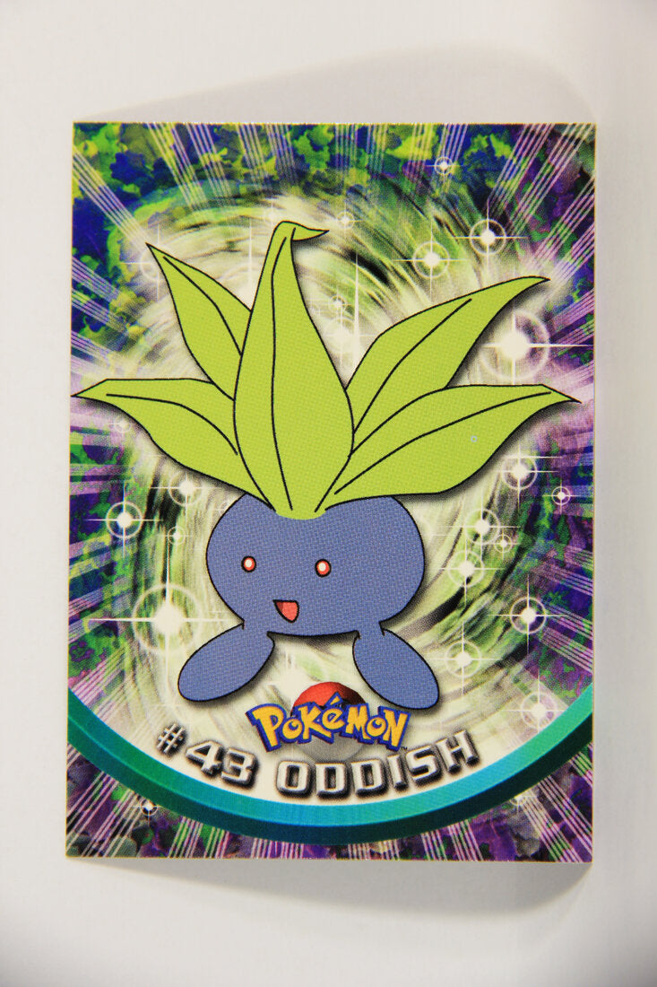 Pokmon Card Oddish #43 TV Animation Blue Logo 1st Print ENG L015206 AGS Collectibles Pokmon Card Oddish #43 TV Animation Blue Logo 1st Print ENG L015206 AGS Collectibles
