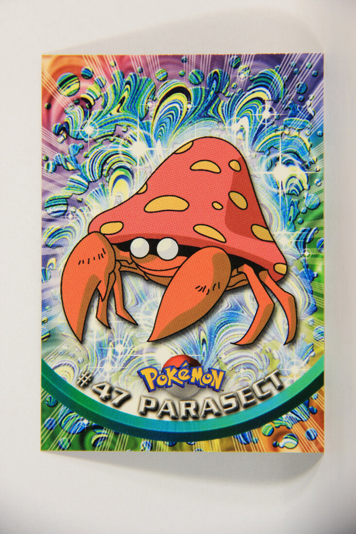 pokemon parasect card Pokémon Card Parasect #47 TV Animation Blue Logo 1st Print ENG L015210 – AGS Collectibles