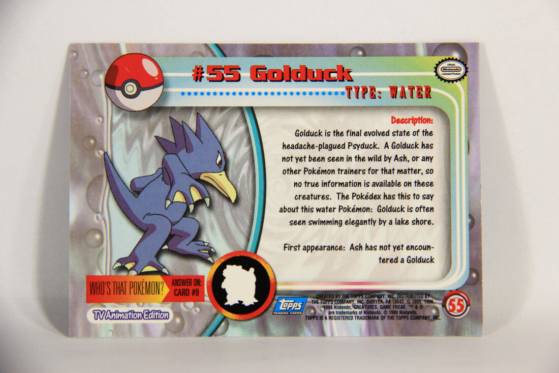 Pokémon Card Golduck #55 TV Animation Blue Logo 1st Print ENG L015218