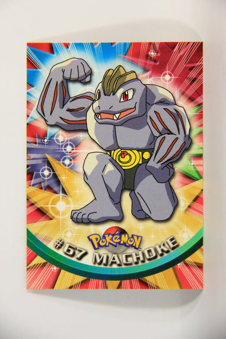 Pokmon Card Machoke #67 TV Animation Blue Logo 1st Print ENG L015228 AGS Collectibles Pokmon Card Machoke #67 TV Animation Blue Logo 1st Print ENG L015228 AGS Collectibles