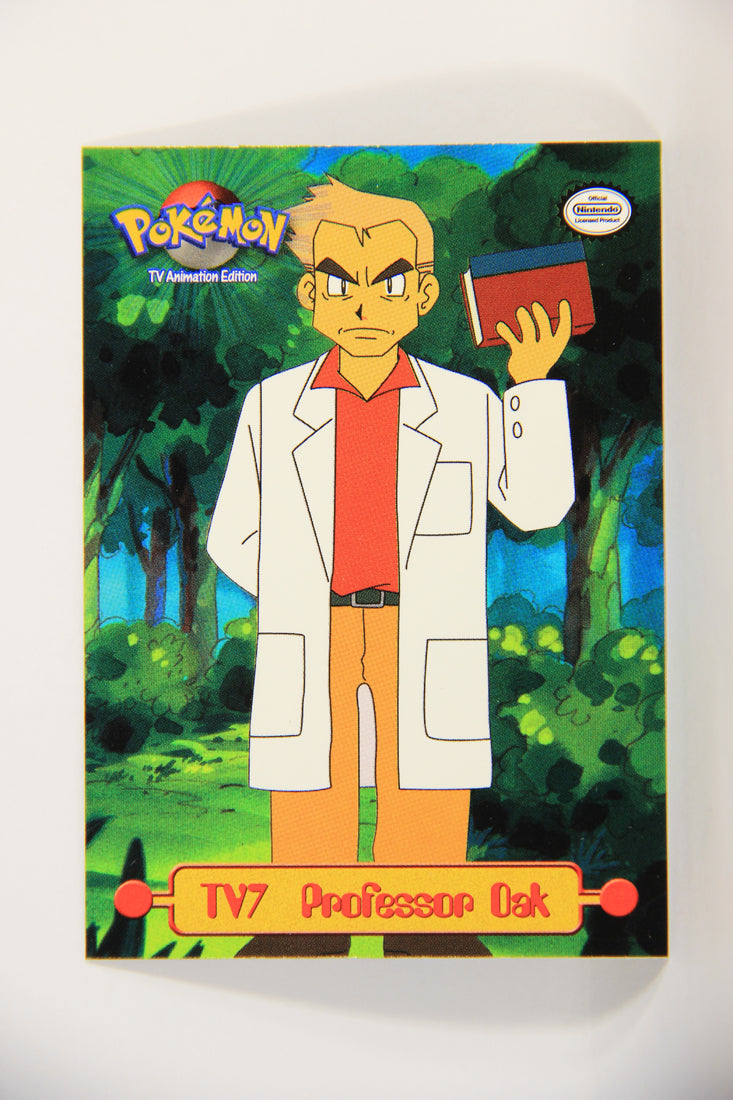 Pokmon Card TV Animation #TV7 Professor Oak Blue Logo 1st Print Puzzl AGS Collectibles Pokmon Card TV Animation #TV7 Professor Oak Blue Logo 1st Print Puzzl AGS Collectibles