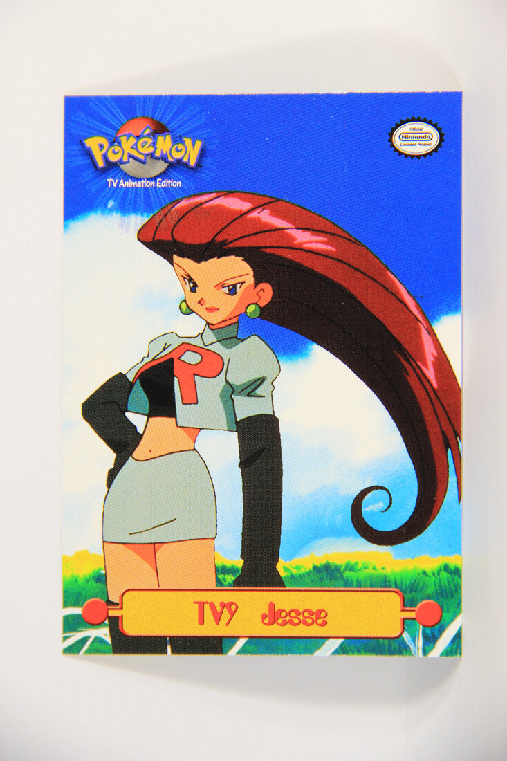 pokemon cards tv animation edition Pokémon Card TV Animation #TV9 Jesse Blue Logo 1st Print Puzzle ENG L0 – AGS Collectibles