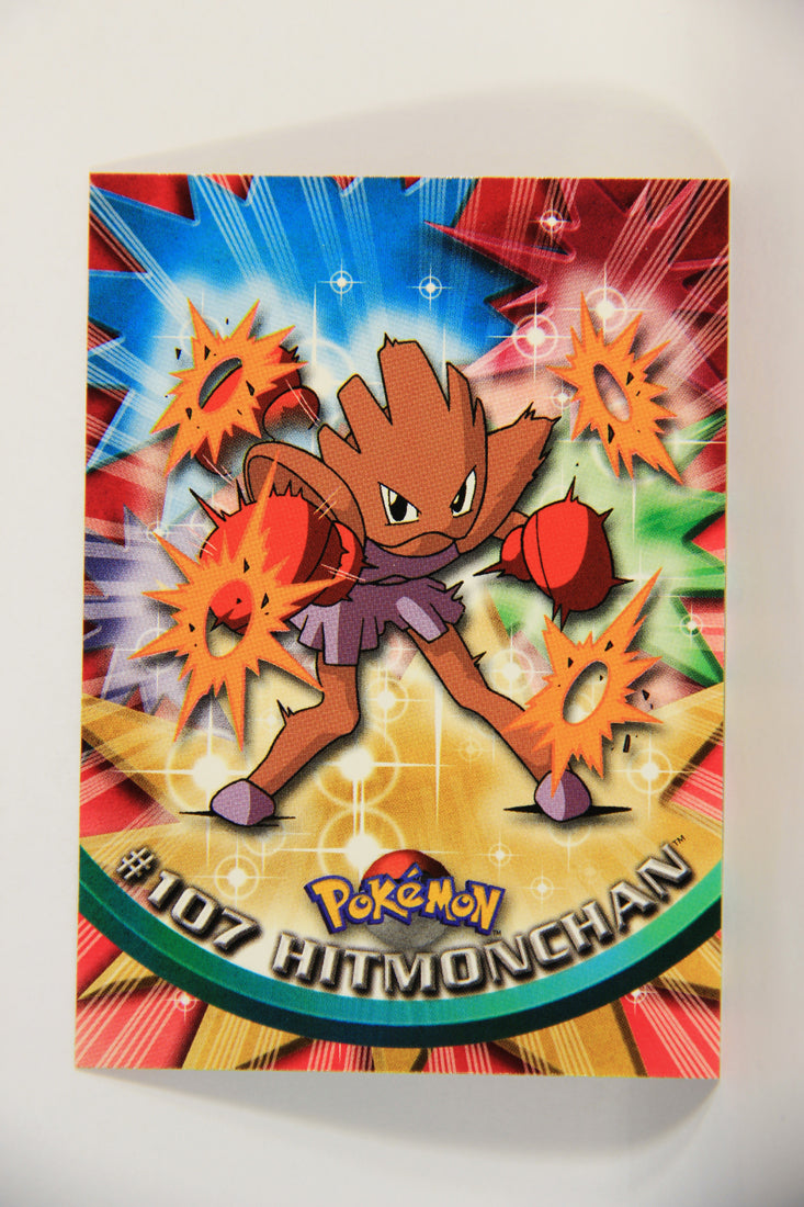 Pokmon Card Hitmonchan #107 TV Animation Blue Logo 1st Print ENG L015 AGS Collectibles Pokmon Card Hitmonchan #107 TV Animation Blue Logo 1st Print ENG L015 AGS Collectibles