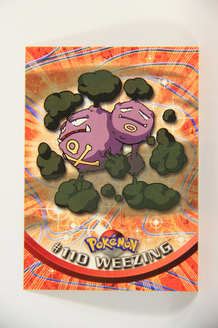 Pokmon Card Weezing #110 TV Animation Blue Logo 1st Print ENG L015265 AGS Collectibles Pokmon Card Weezing #110 TV Animation Blue Logo 1st Print ENG L015265 AGS Collectibles