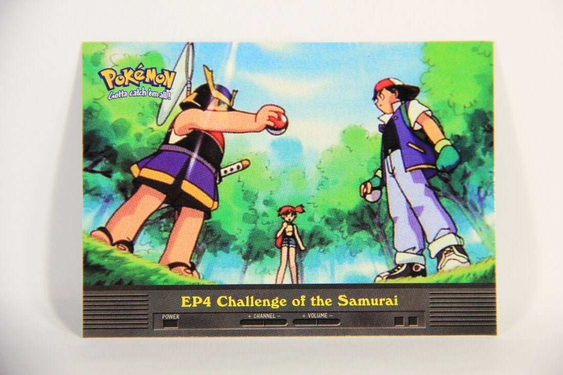 Pokmon Card TV Animation #EP4 Challenge Of The Samurai Blue Logo 1st AGS Collectibles Pokmon Card TV Animation #EP4 Challenge Of The Samurai Blue Logo 1st AGS Collectibles