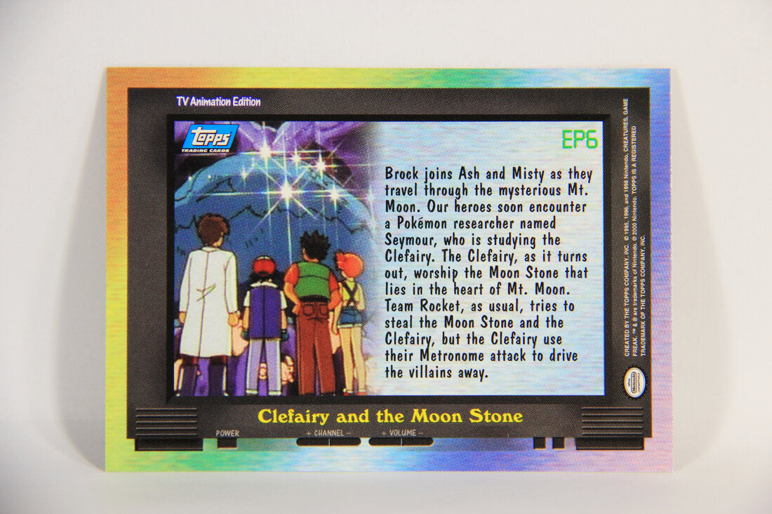 Pokémon Card TV Animation #EP6 Clefairy And The Moon Stone Blue Logo 1st Print ENG L015278
