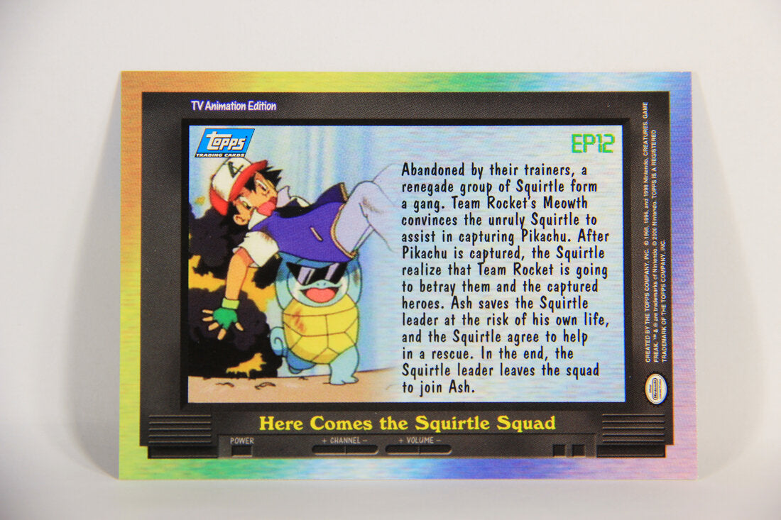 Pokémon Card TV Animation #EP12 Here Comes The Squirtle Squad Blue Logo 1st Print ENG L015284