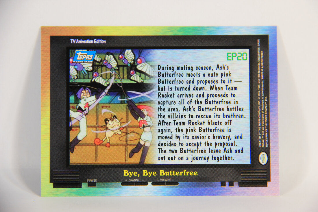 Pokémon Card TV Animation #EP20 Bye Bye Butterfree Blue Logo 1st Print ENG L015292