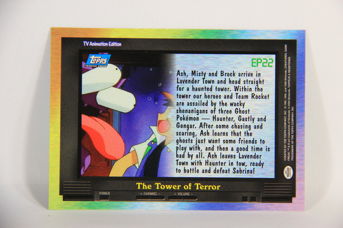 Pokémon Card TV Animation #EP22 The Tower Of Terror Blue Logo 1st Print ENG L015294
