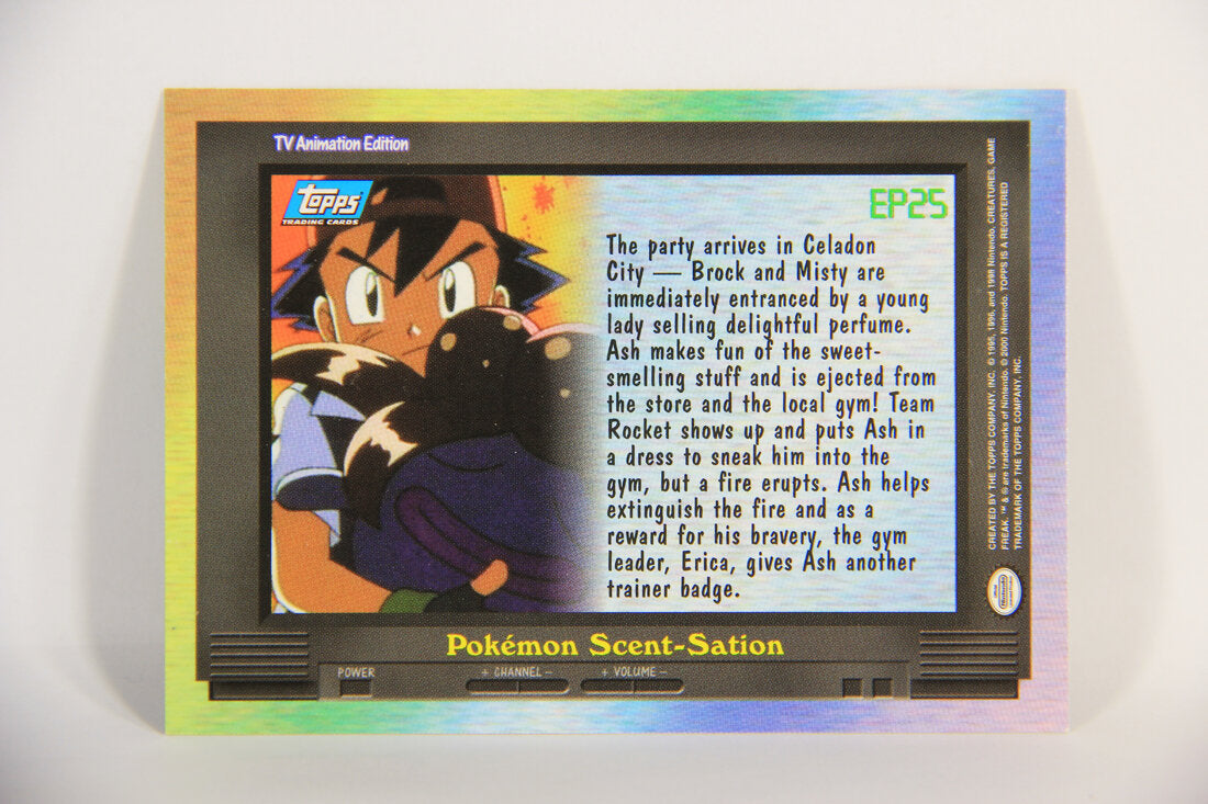 Pokémon Card TV Animation #EP25 Pokemon Scent-Sation Blue Logo 1st Print ENG L015297