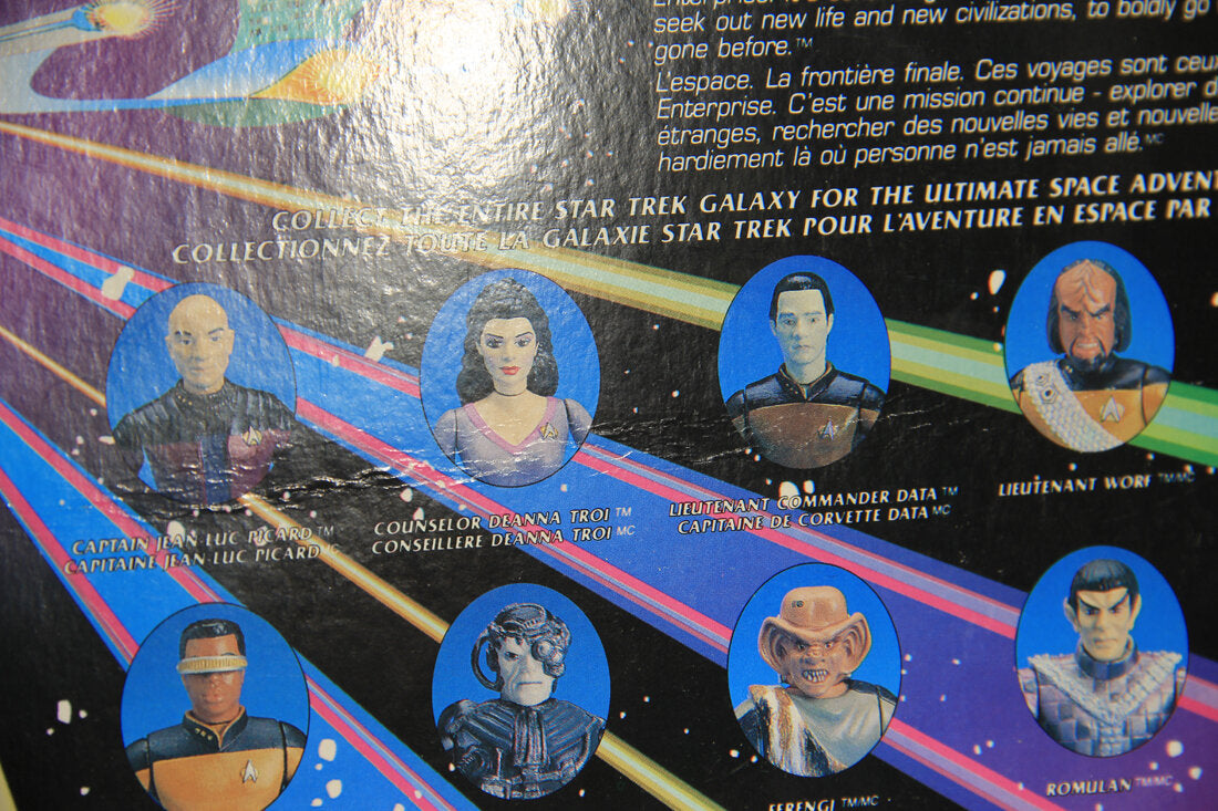 1992 Star Trek The Next Generation Lieutenant Commander Data Action Figure Canadian FR-ENG L015309