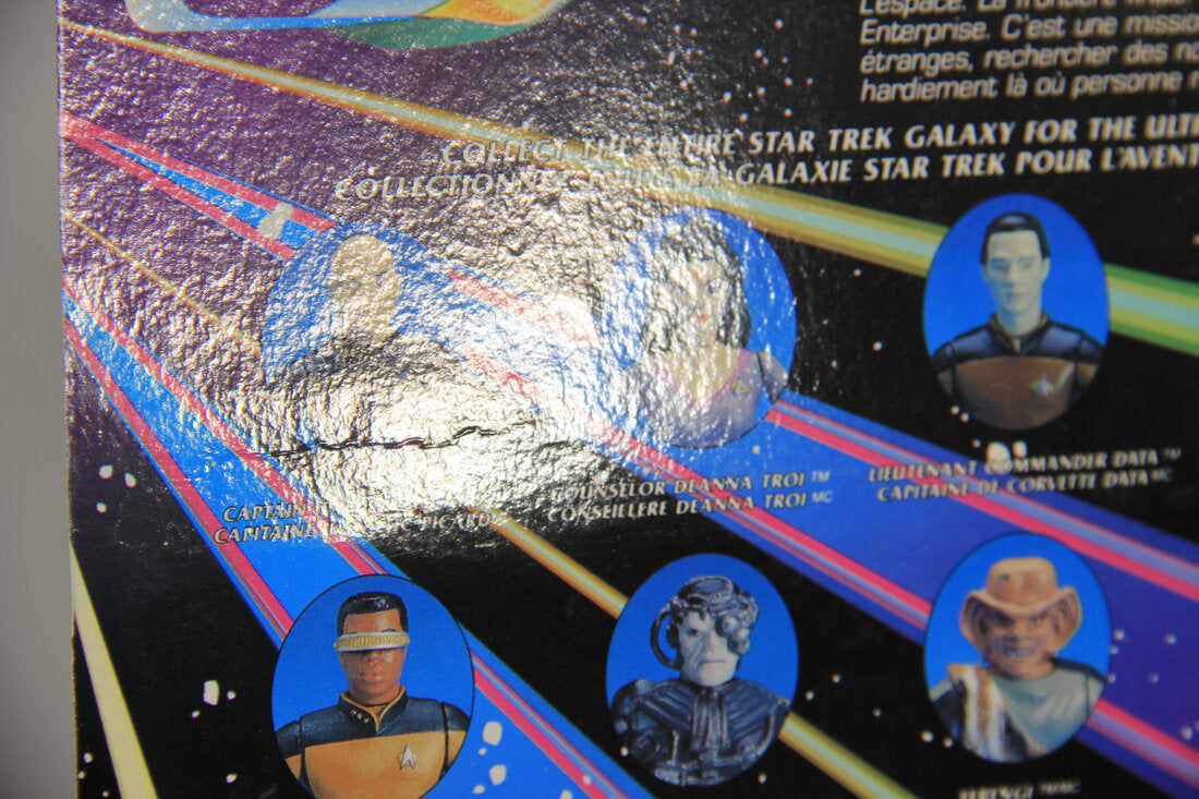 1992 Star Trek The Next Generation Lieutenant Worf Action Figure Canadian FR-ENG L015310