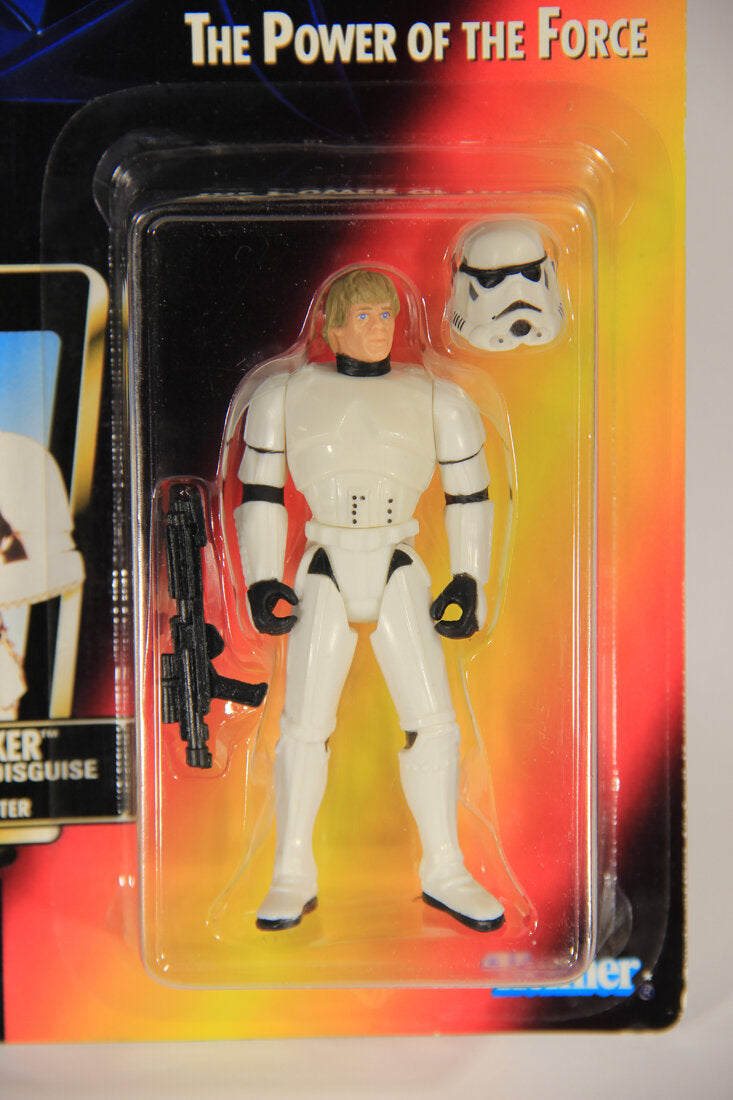 Star Wars Luke Skywalker In Stormtrooper Disguise 1996 POTF Action Figure ENG Red Card L015324