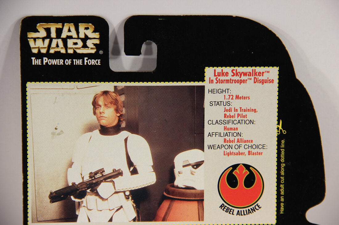 Star Wars Luke Skywalker In Stormtrooper Disguise 1996 POTF Action Figure ENG Red Card L015324
