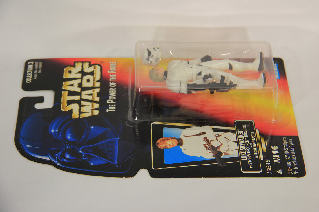 Star Wars Luke Skywalker In Stormtrooper Disguise 1996 POTF Action Figure ENG Red Card L015324