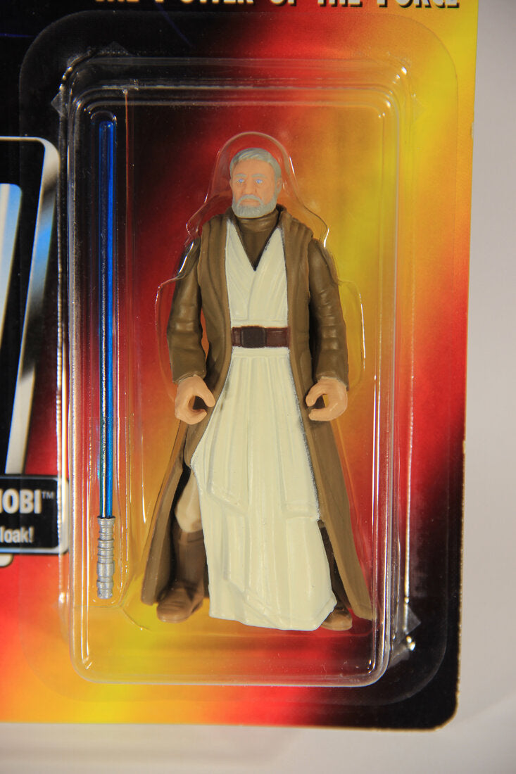 Star Wars Ben Obi-Wan Kenobi Long Saber Variant 1995 POTF Action Figure ENG Red Card L015325
