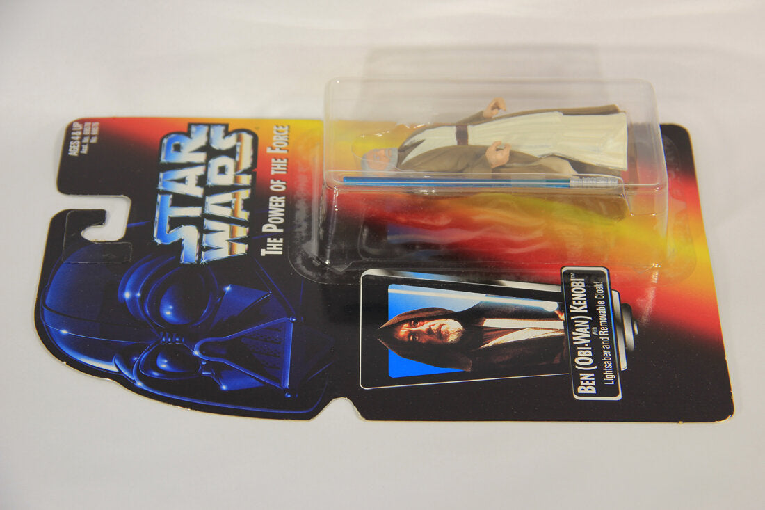 Star Wars Ben Obi-Wan Kenobi Long Saber Variant 1995 POTF Action Figure ENG Red Card L015325
