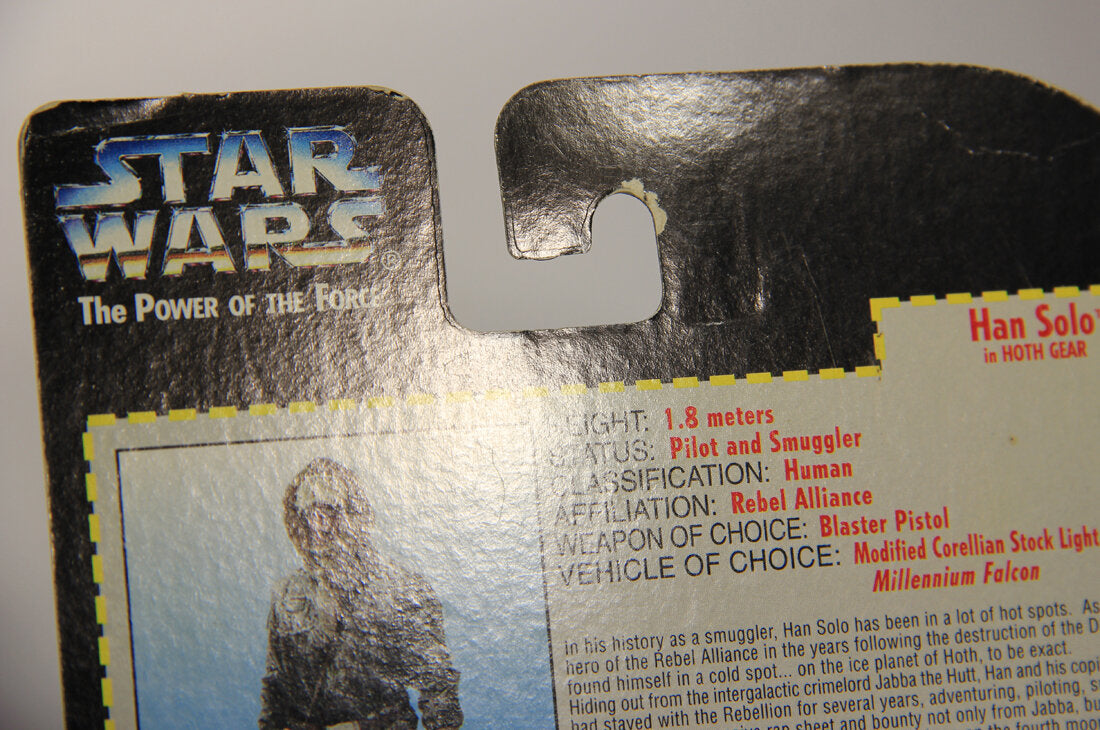 Star Wars Han Solo In Hoth Gear 1995 POTF Action Figure ENG Red Card L015328