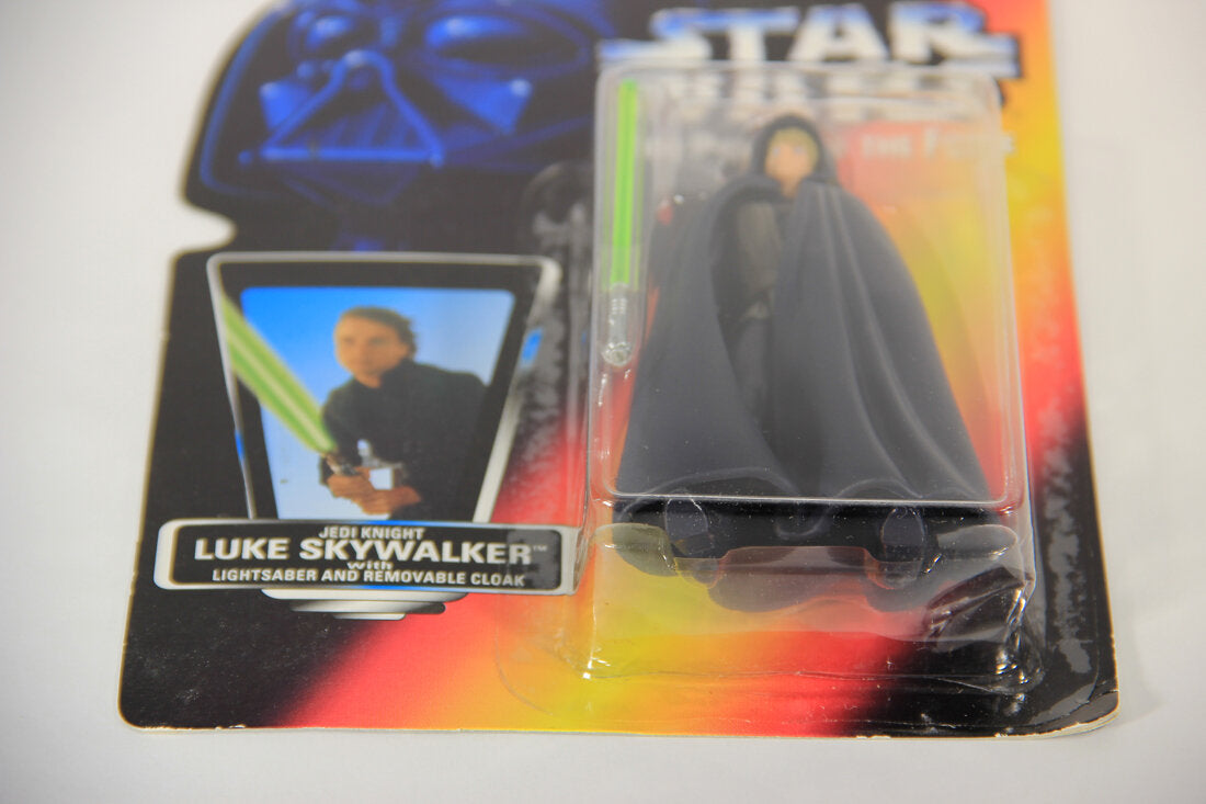 Star Wars Luke Skywalker Jedi Knight Brown Vest Variant 1996 POTF Figure ENG Red Card L015329