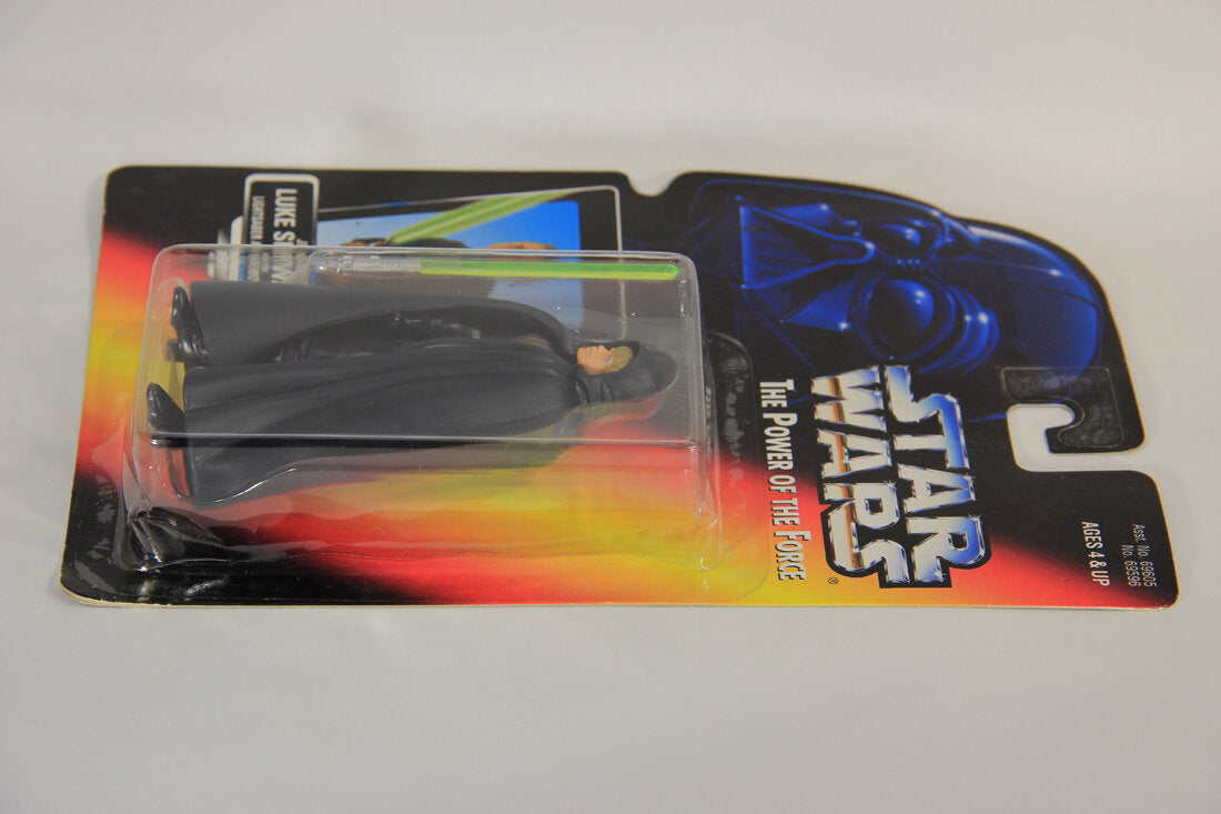 Star Wars Luke Skywalker Jedi Knight Brown Vest Variant 1996 POTF Figure ENG Red Card L015329