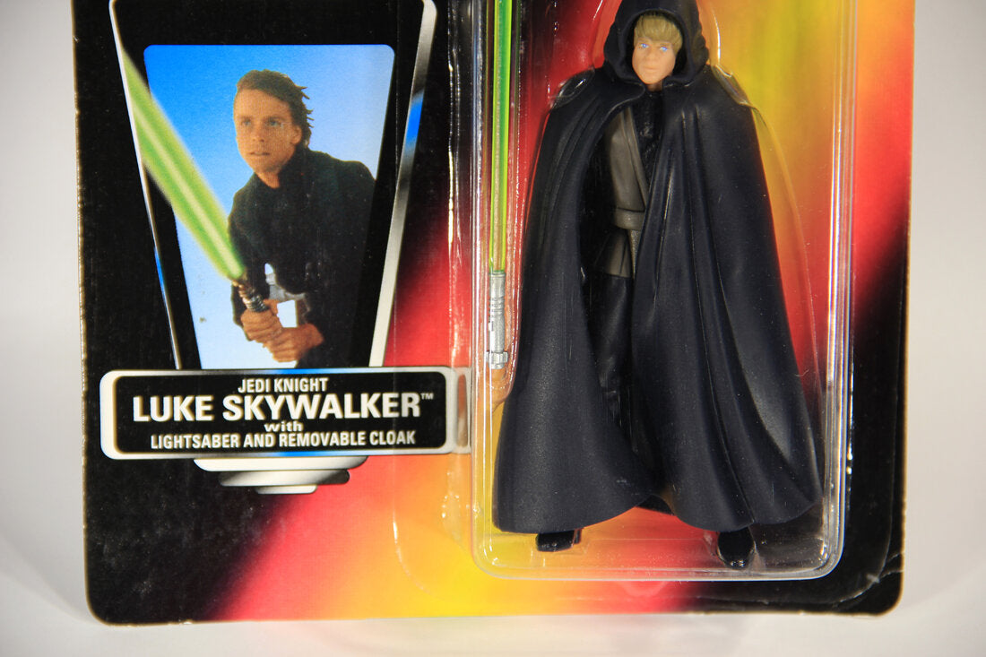 Star Wars Luke Skywalker Jedi Knight Brown Vest Variant 1996 POTF Figure ENG Red Card L015329