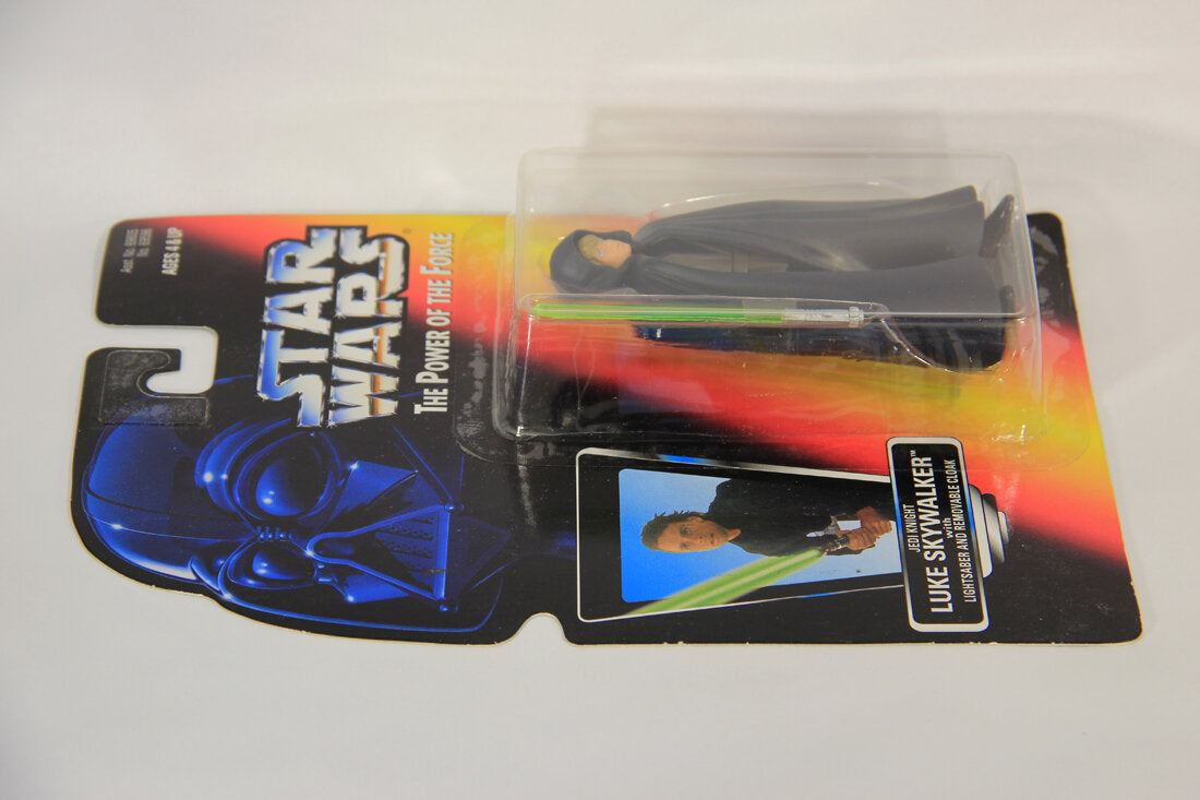 Star Wars Luke Skywalker Jedi Knight Brown Vest Variant 1996 POTF Figure ENG Red Card L015329