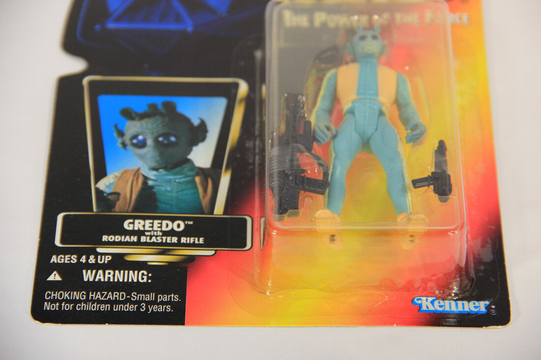 Star Wars Greedo 1996 POTF Action Figure ENG Red Card L015331