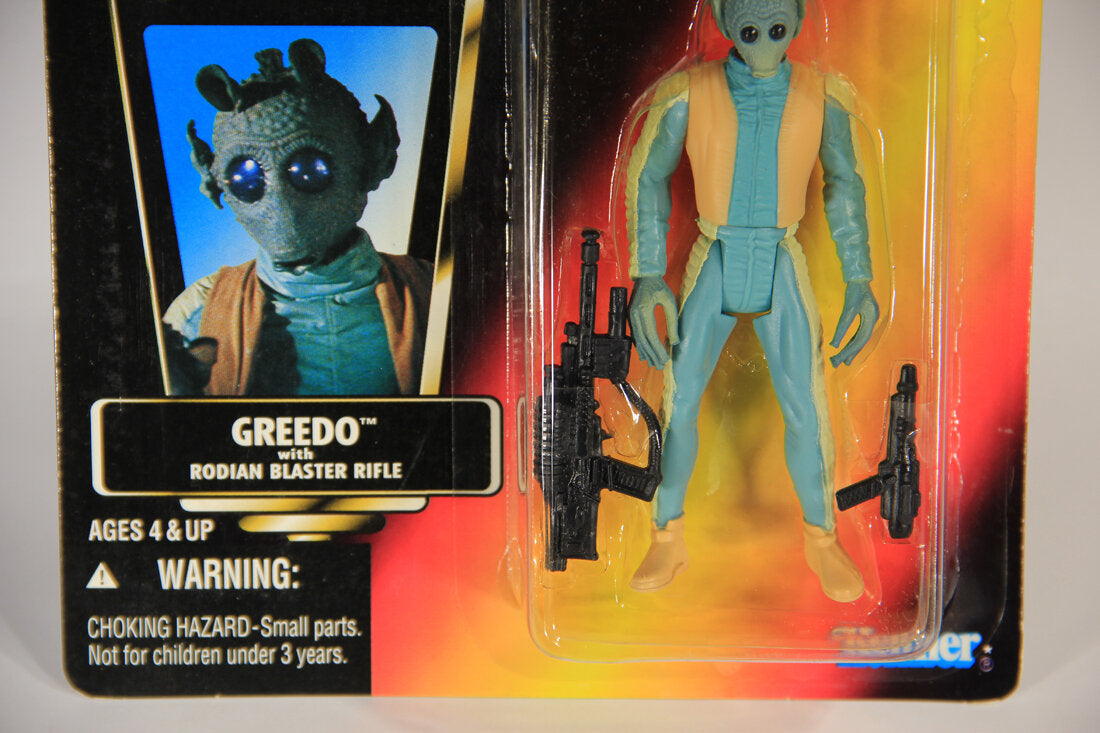 Star Wars Greedo 1996 POTF Action Figure ENG Red Card L015331