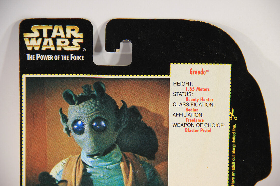 Star Wars Greedo 1996 POTF Action Figure ENG Red Card L015331